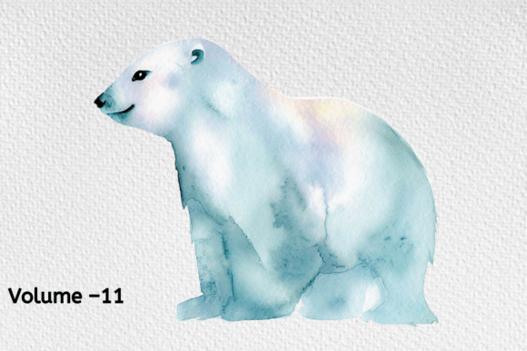 Download Watercolor Arctic Animal Clipart - Watercolor arctic Collection