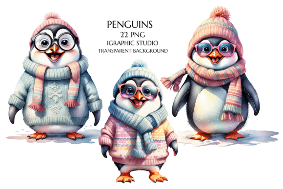 Download Penguin Clipart, Winter Animals Png - Penguin clipart Collection