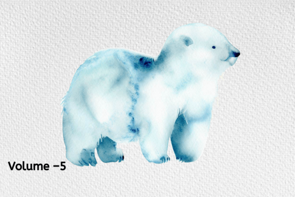 Download Watercolor Arctic Animals Clipart - Watercolor arctic Collection