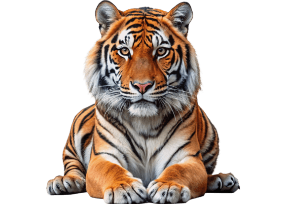 Download Tiger is Shown Clipart PNG Design - Premium Resources