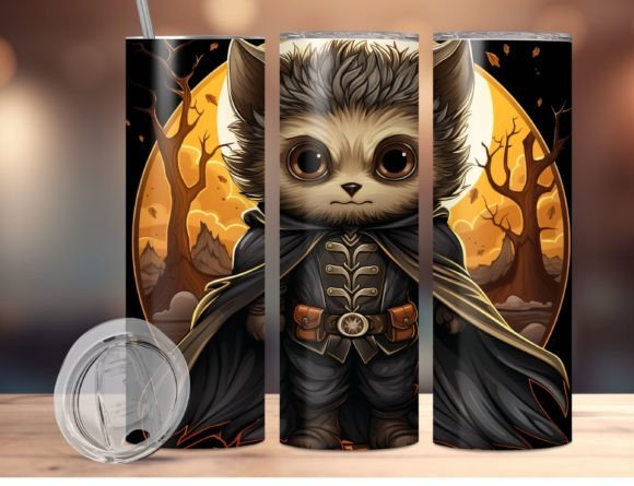 Download 3D Cute Spooky Raccoon Halloween Tumble - Raccoon Collection