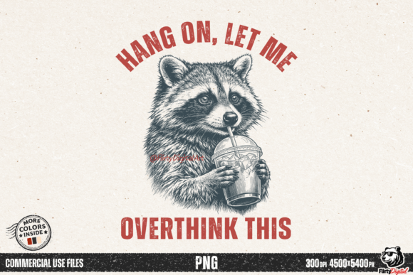 Download Let Me Overthink This Raccoon Retro Meme - Raccoon Collection