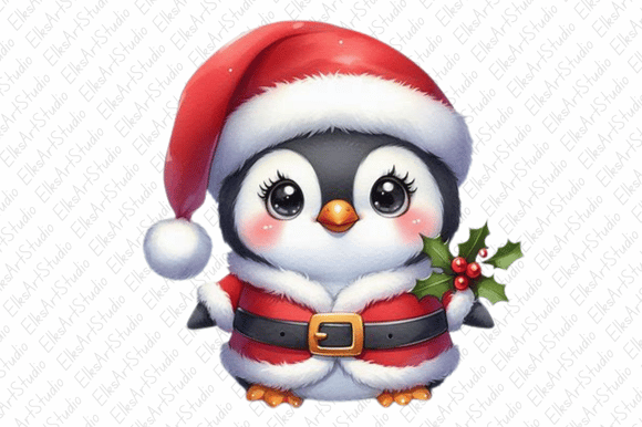 Download Christmas Penguin Clipart Sublimation - Penguin clipart Collection