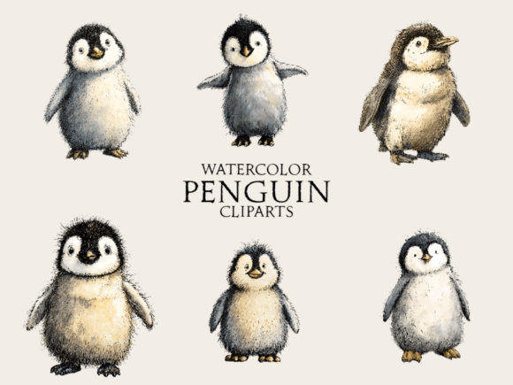 Download Watercolor Penguin Clipart - Penguin clipart Collection