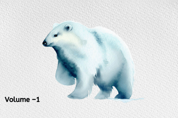 Download Watercolor Arctic Animals Clipart - Watercolor arctic Collection