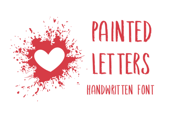 Download Painted Letters - Paint Collection