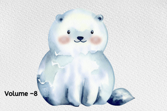 Download Watercolor Arctic Animals Clipart - Watercolor arctic Collection