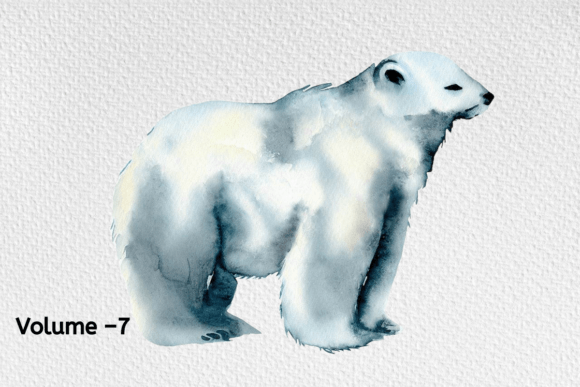 Download Watercolor Arctic Animals Clipart Png - Watercolor arctic Collection